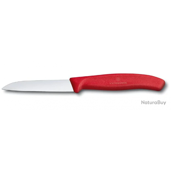 Victorinox Couteau d'office SwissClassic, 8 cm, rouge