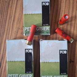 33 Cartouches FOB Petit Gibier Calibre 12 mm FIBER WAD 10 g