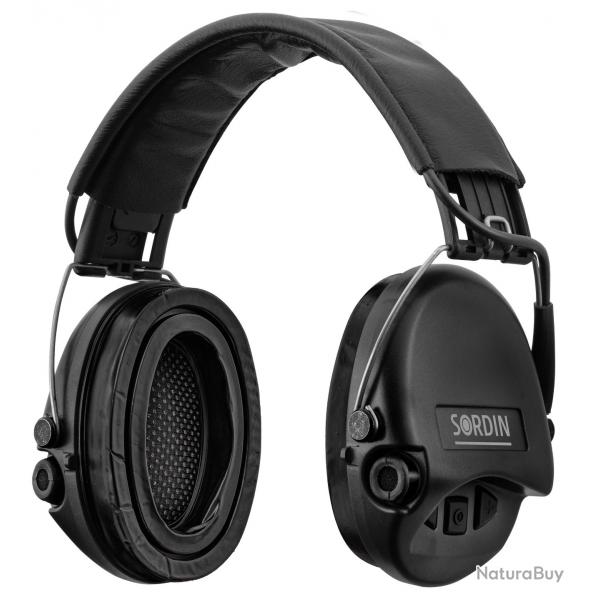 Kermesse ! Casque Actif MSA Sordin Supreme Noir Special Edition coussinets Gel - SOR500N