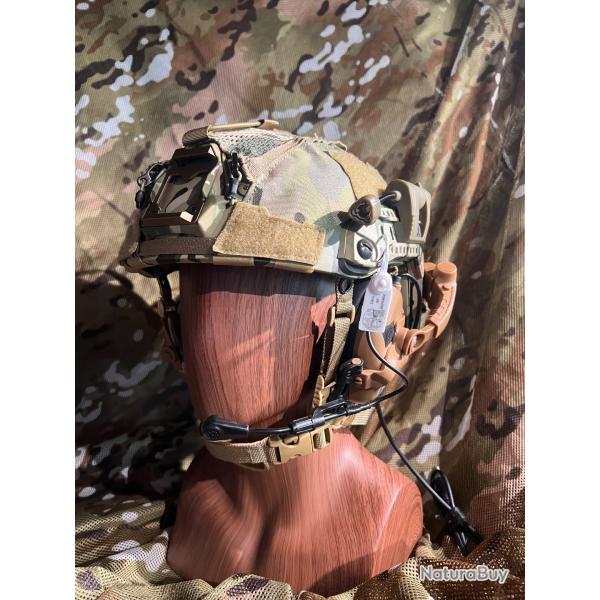 Casque Balistique Pack ALFA Aramide Multicam