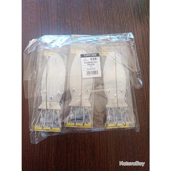 Lot de 3 Planches  poulpes Flashmer