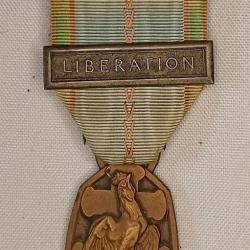 Médaille commémorative guerre 39/45 Libération WW2