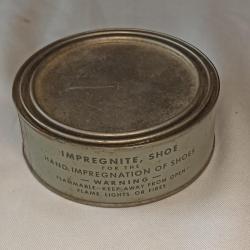 boite graisse à chaussure IMPREGNITE SHOE US Army WW2