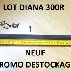 LOT reglette embase acier lunette DIANA 300R longueur 292mm à 12.00 E!!- VENDU PAR JEPERCUTE (HUB12)