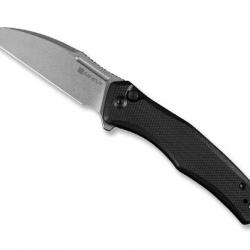 COUTEAU SENCUT WATAUGA G10 NOIR STONEWASHED