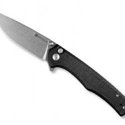 COUTEAU SENCUT CROWLEY MICARTA NOIR STONEWASHED