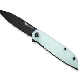 COUTEAU SENCUT BOCLL II G10 NATUREL BLACKWASH