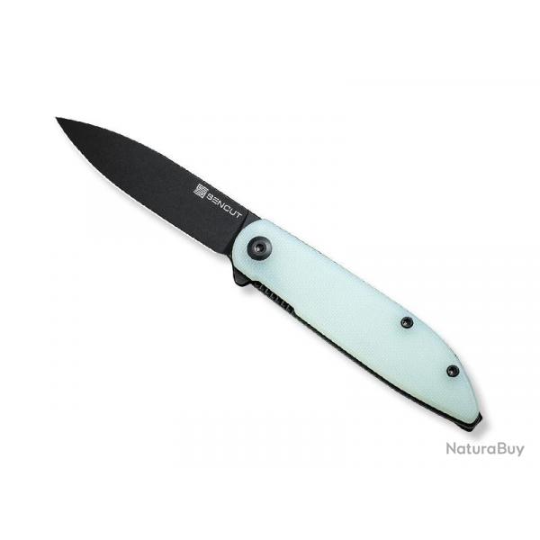 COUTEAU SENCUT BOCLL II G10 NATUREL BLACKWASH