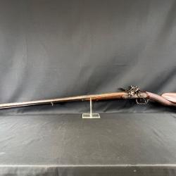 MAGNIFIQUE FUSIL DOUBLE PERIN À POITIERS 18eme siècle