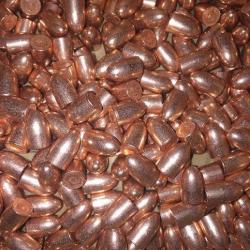 Ogives MPF cuivrées 38 auto RN 125 Gr TMJE Ø 355" / 500