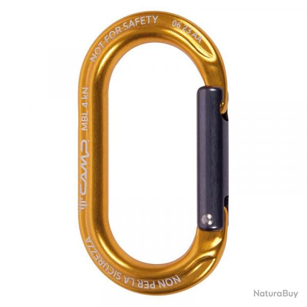 Mousqueton porte-cls Camp Ekto jaune