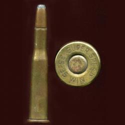 .25-35 WCF Winchester - SUPER SPEED - balle cuivre pointe plomb plate