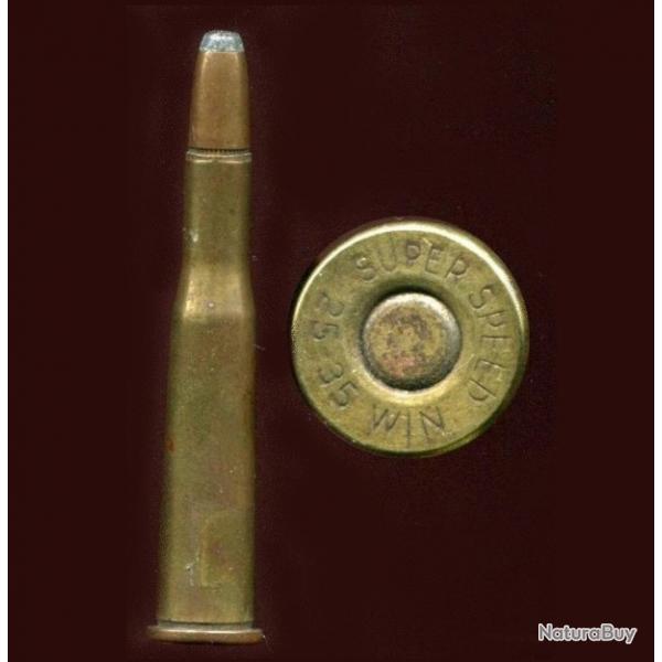 .25-35 WCF Winchester - SUPER SPEED - balle cuivre pointe plomb plate