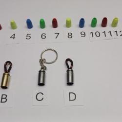 Porte-clés 9x19 sur mesure !!
