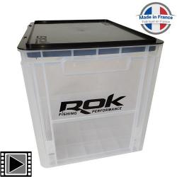 Caisse ROK Crate 433 Transparente + Couvercle