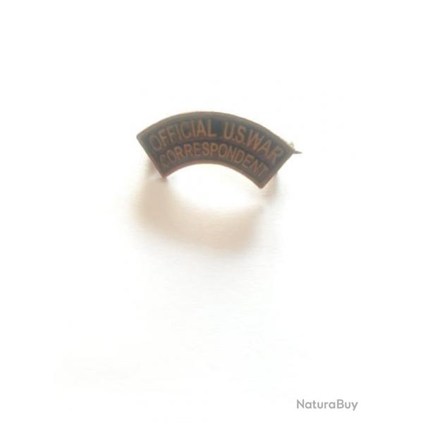 Badge de correspondant maill  US 3cm en reproduction A25