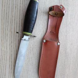 Couteau de chasse vintage "La hutte"