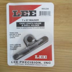 Case Length Gauge et Shell Holder LEE neuf en 7 X 57 Mauser