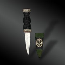 COUTEAU appelé Sgian Dubh - Écosse - Début du XXème siècle (Devise)