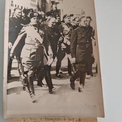 Photo historique Mussolini 6 Septembre 1934