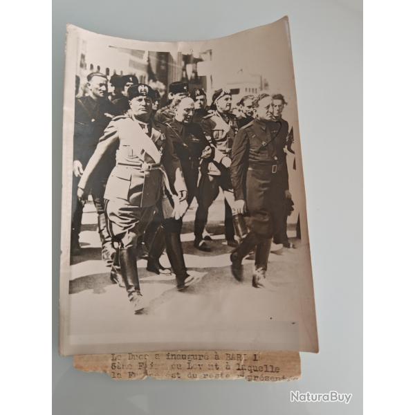 Photo historique Mussolini 6 Septembre 1934
