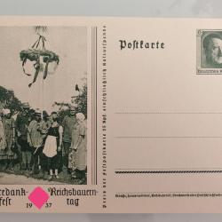 Carte postale allemande #2 - 1937 - jour des agriculteurs