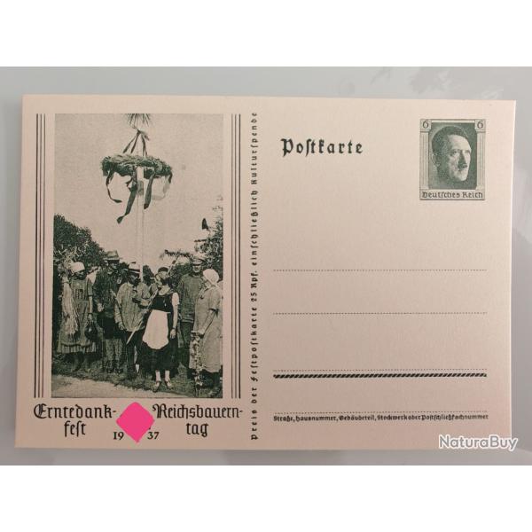 Carte postale allemande #2 - 1937 - jour des agriculteurs