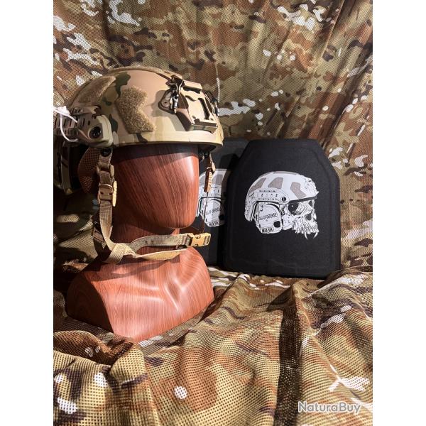 Casque Balistique IIIA pack Strike +plaque III MC