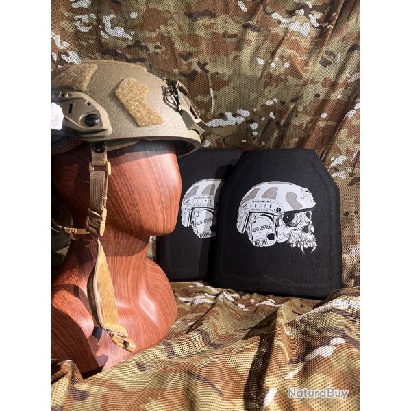 Casque Balistique IIIA pack Strike +plaque III RG