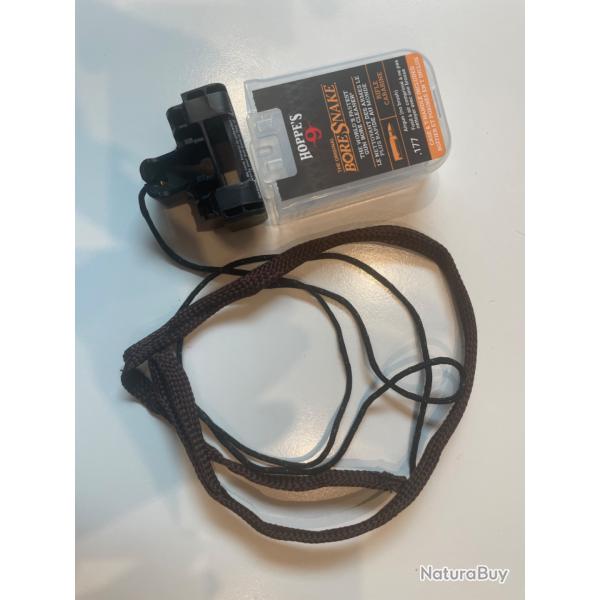 Cordon de nettoyage Boresnake cal. .177 & 4,5mm avec tui et poigne de tirage