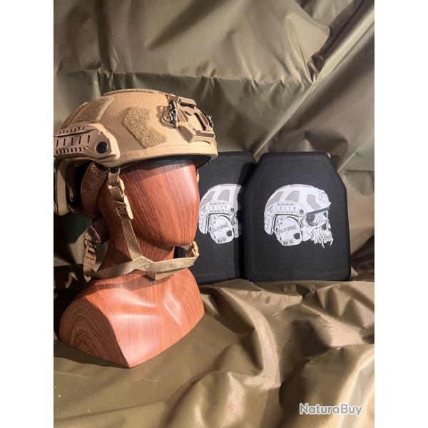 Casque Balistique IIIA pack Strike +plaque III CB PE