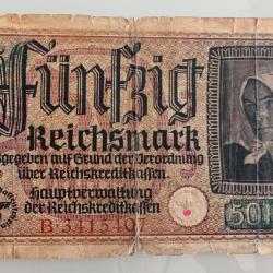 Billet allemagne WW2 - 50 Reichsmark