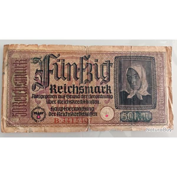 Billet allemagne WW2 - 50 Reichsmark