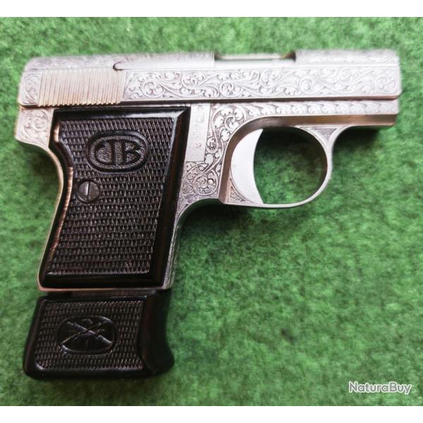 Pistolet de poche BERNARDELLI mod. 68 - Gravures - Calibre 6,35 Browning (Occasion, rvis et test)