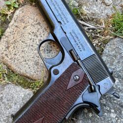 COLT 1911 45 ACP contrat français TANKISTE TAR WW1 WW2 11,43 1911 A1 sortie de grenier