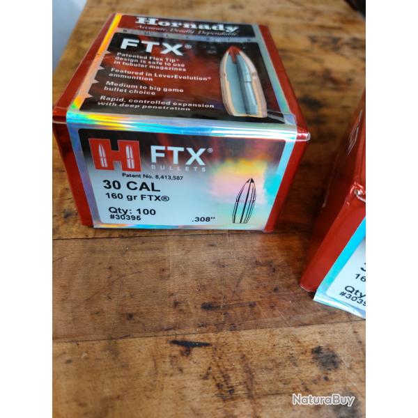 Ogives 0.308'' FTX 160