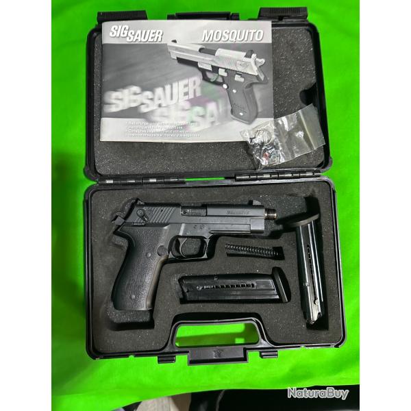 Pistolet sig sauer Mosquito 22LR canon filet