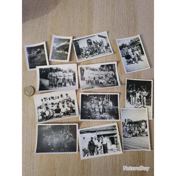 Lot photos militaires soldats franais  WW2 N5