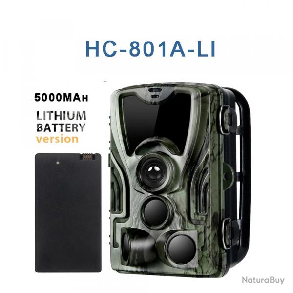 Camra de piste de chasse HC-801ALI avec batterie au lithium 5000mAh LIVRAISON GRATUITE