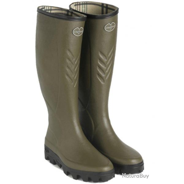 Bottes homme Crs vert doublure Jersey LE CHAMEAU taille 4