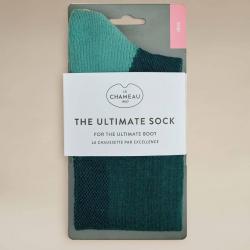 Chaussettes femme Iris vert LE CHAMEAU-M