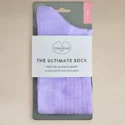 Chaussettes femme Iris lila LE CHAMEAU-M