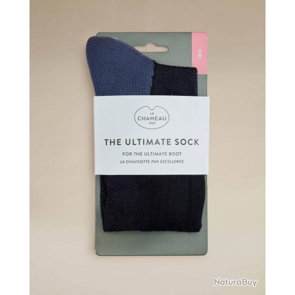 Chaussettes femme Iris noir LE CHAMEAU-M