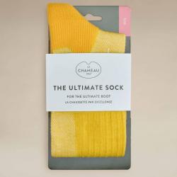 Chaussettes femme Iris jaune LE CHAMEAU-M