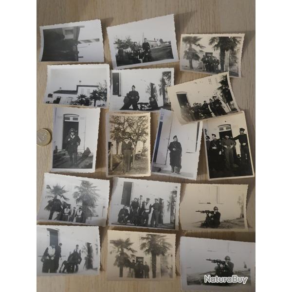 Photos militaires arme franaise  soldats mitrailleuse ww2 39 40 N8