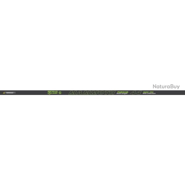 Pack canne au coup Sensas Mammoth 44 - 11,50 m