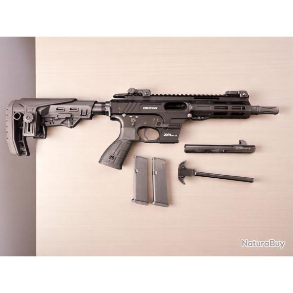 DERYA AR-9 ZY9 8" cal.9x19