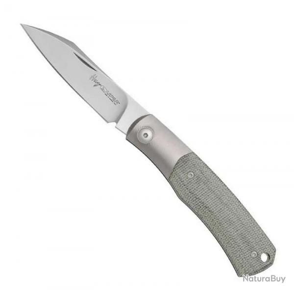 Couteau "Hug", Manche micarta vert