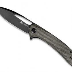 COUTEAU SENCUT HONORIS MICARTA VERT FONCE BLACKWASH