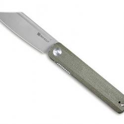 COUTEAU SENCUT BRONTE MICARTA VERT STONEWASHED